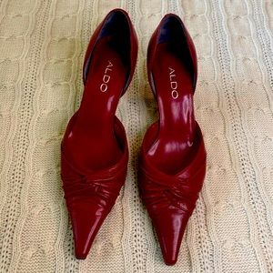 ALDO Red High Heel Shoes Size 6.5
